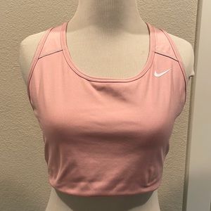 Pink Nike Medium Impact Sports Bra